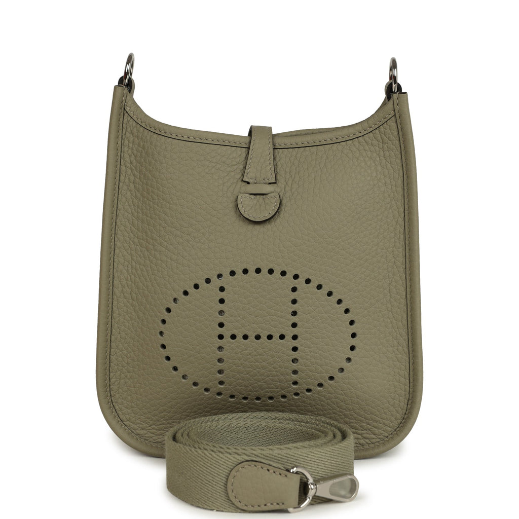 Hermes Evelyne TPM Sauge Clemence Palladium Hardware