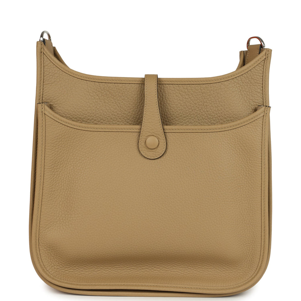 Hermes Evelyne III PM Poussiere Clemence Palladium Hardware