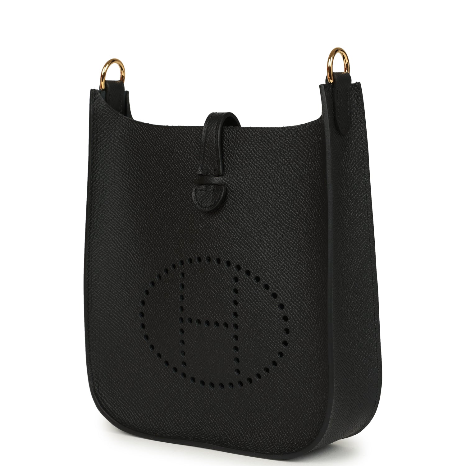 Hermes Evelyne Sellier TPM Black Epsom Gold Hardware