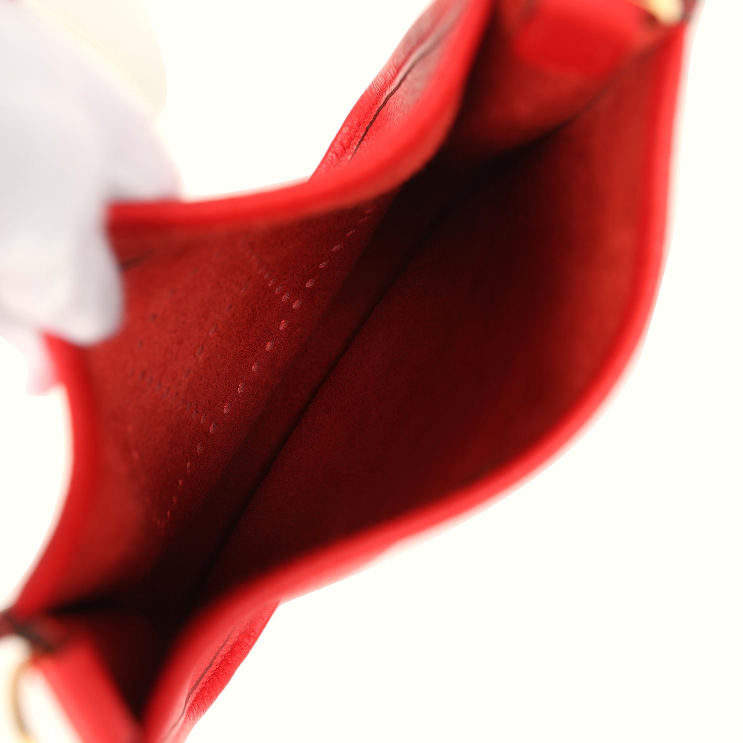 Hermes Evelyne TPM Rouge De Coeur Clemence Gold Hardware