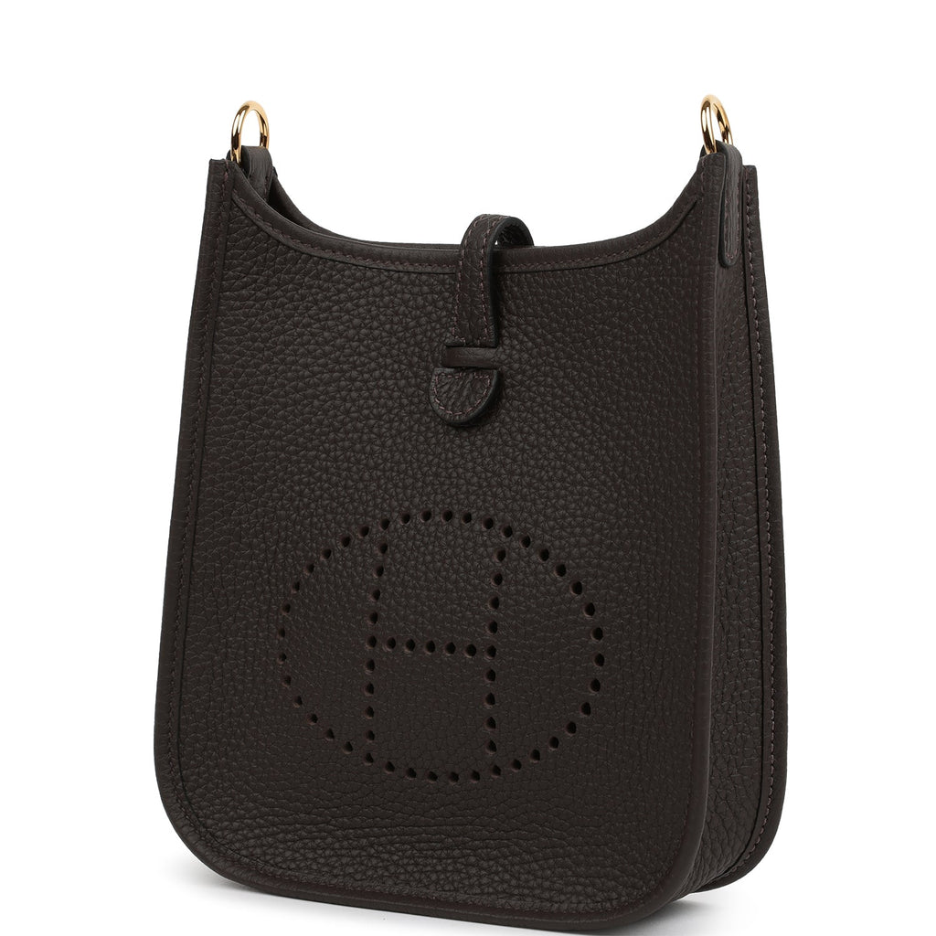Hermes Evelyne TPM Ebene Clemence Gold Hardware