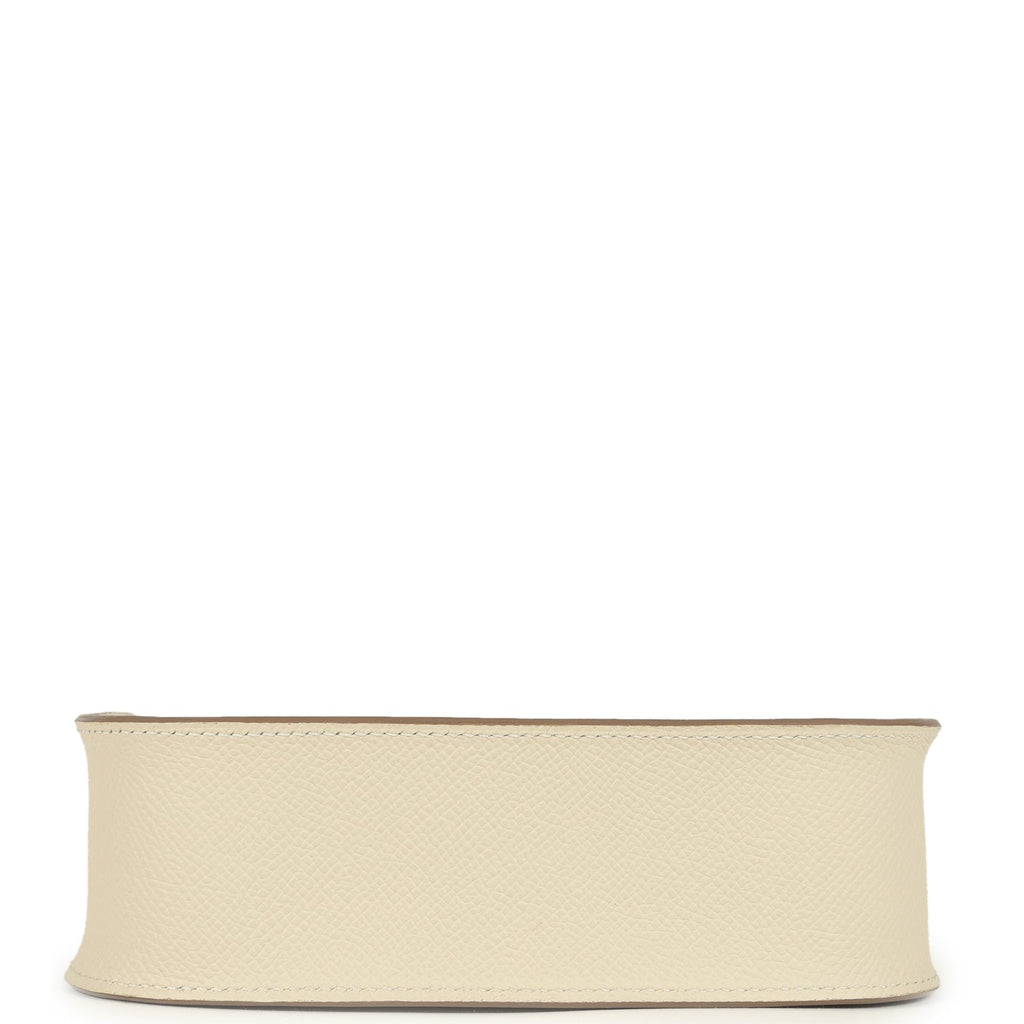 Hermes Evelyne Sellier TPM Craie Epsom Gold Hardware