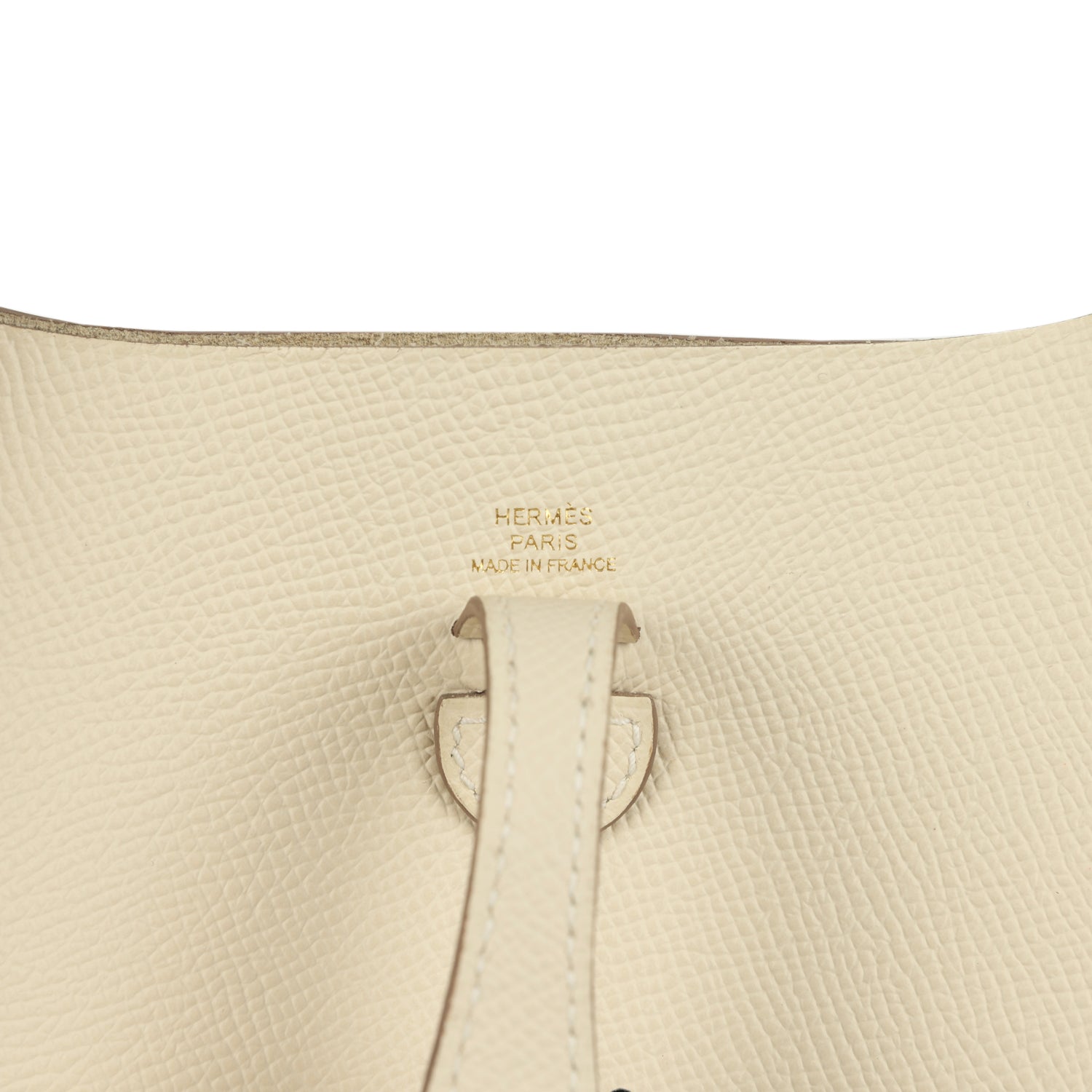 Hermes Evelyne Sellier TPM Craie Epsom Gold Hardware