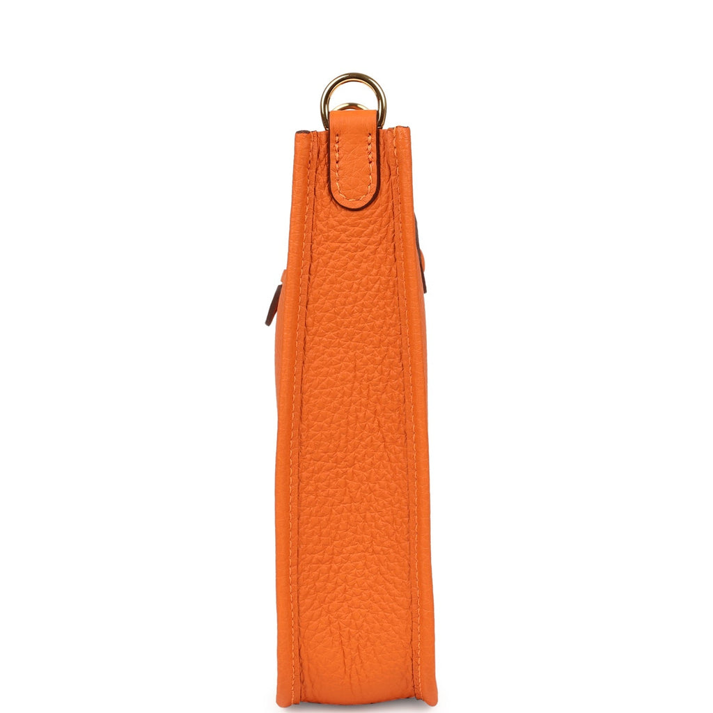 Hermes Evelyne TPM Orange Clemence Gold Hardware