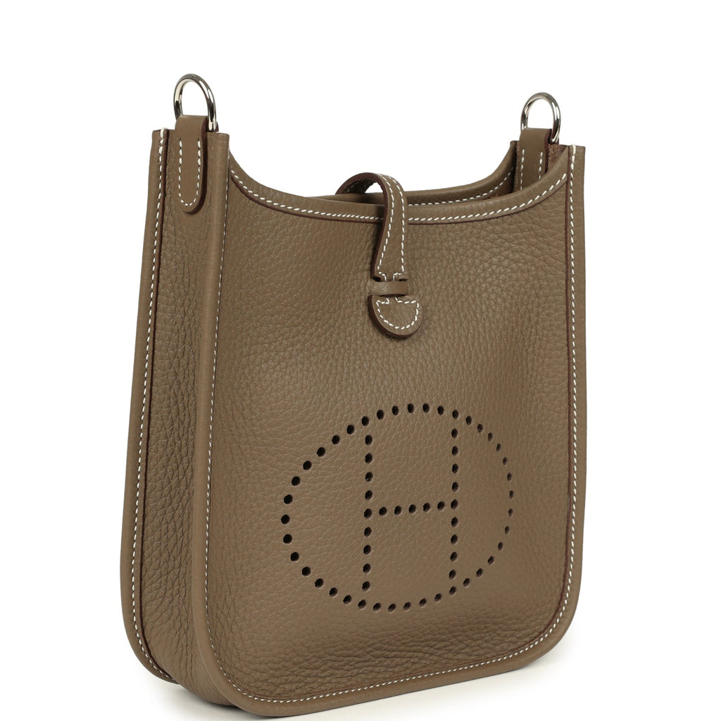Hermes Evelyne TPM Etoupe Clemence Palladium Hardware