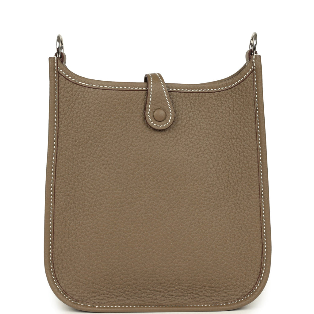 Hermes Evelyne TPM Etoupe Clemence Palladium Hardware
