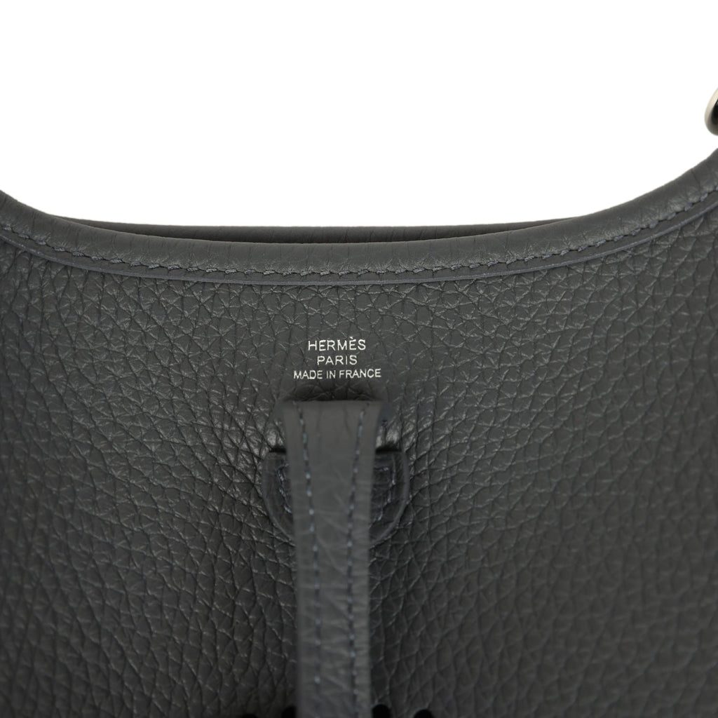 Hermes Evelyne TPM Ardoise Clemence Palladium Hardware