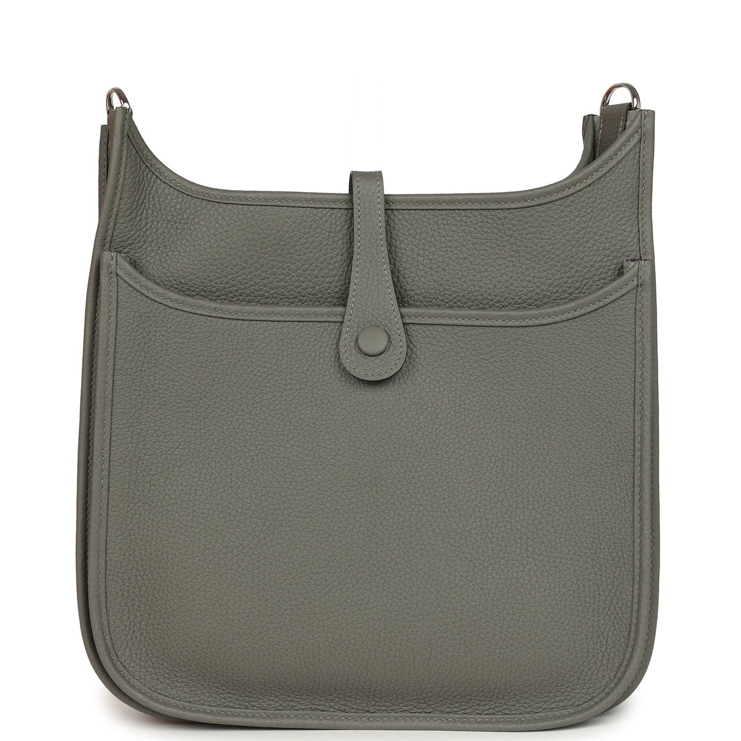 Hermes Evelyne III PM Gris Meyer Clemence Palladium Hardware