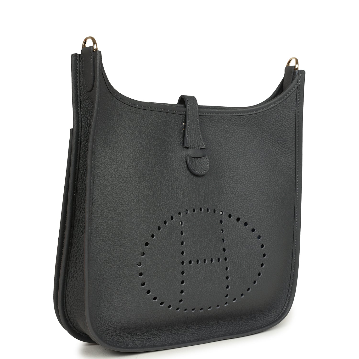 Hermes Evelyne III PM Ardoise Clemence Permabrass Hardware