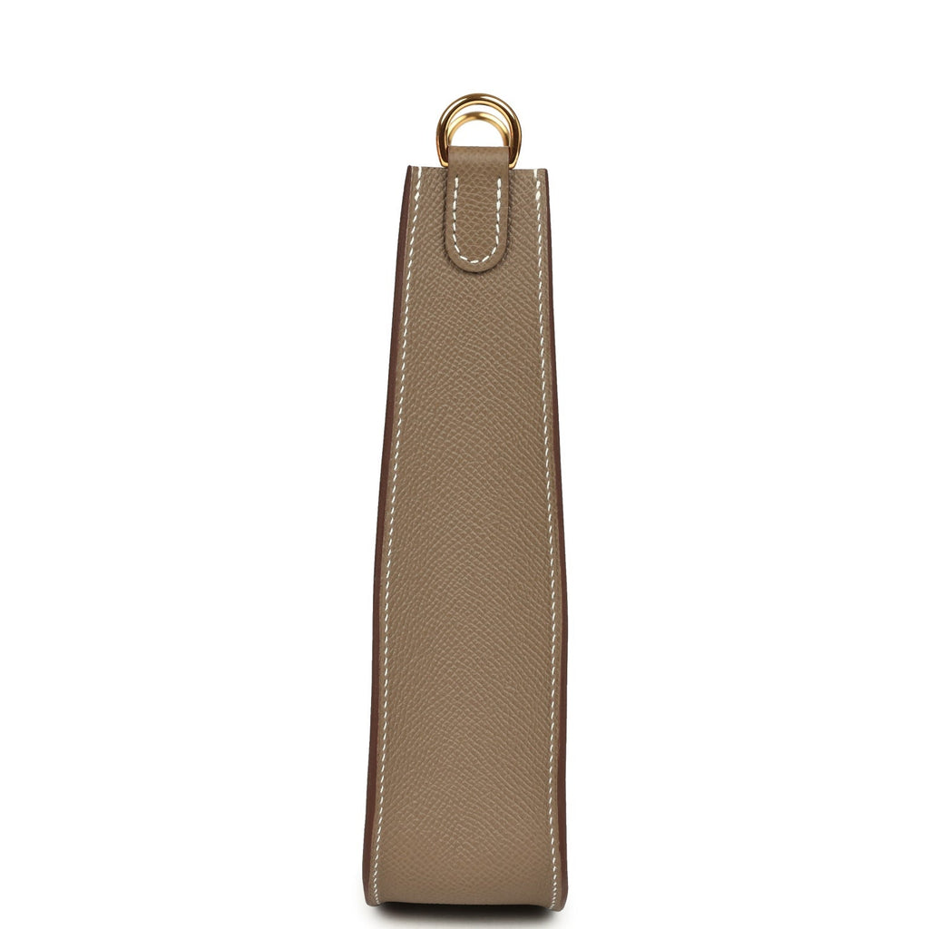 Hermes Evelyne Sellier TPM Etoupe Epsom Gold Hardware