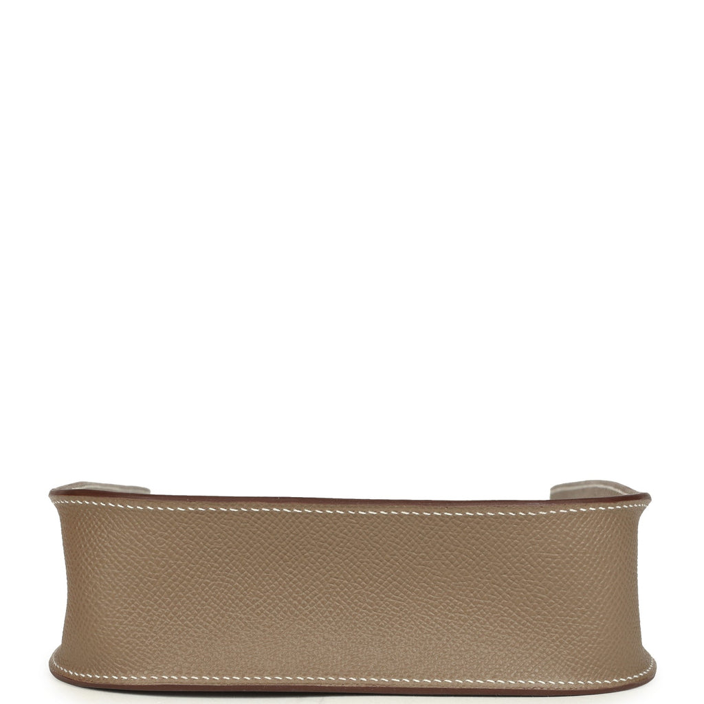 Hermes Evelyne Sellier TPM Etoupe Epsom Gold Hardware
