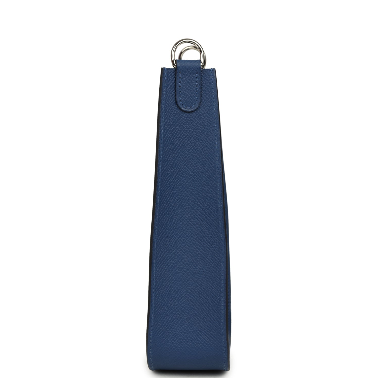 Hermes Evelyne Sellier TPM Bleu Tie Epsom Palladium Hardware