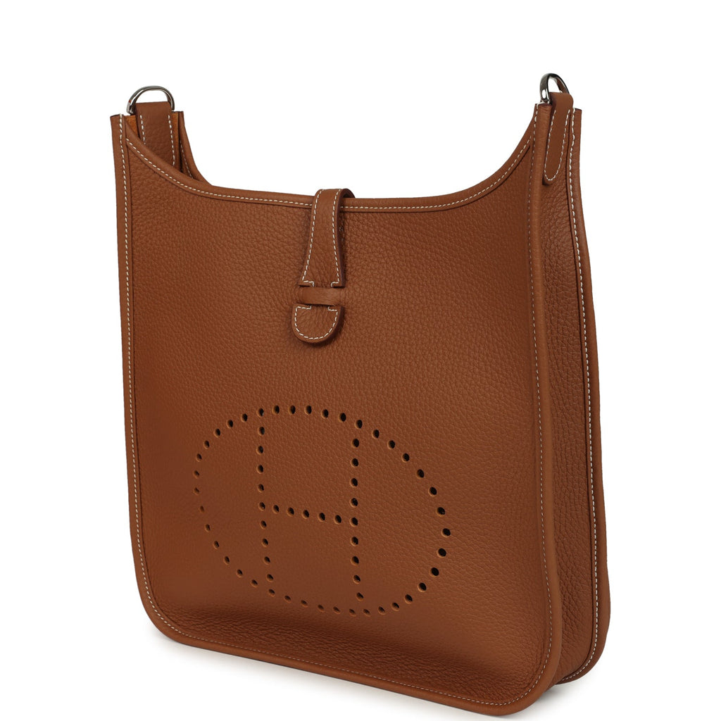 Hermes Evelyne III PM Gold Clemence Palladium Hardware