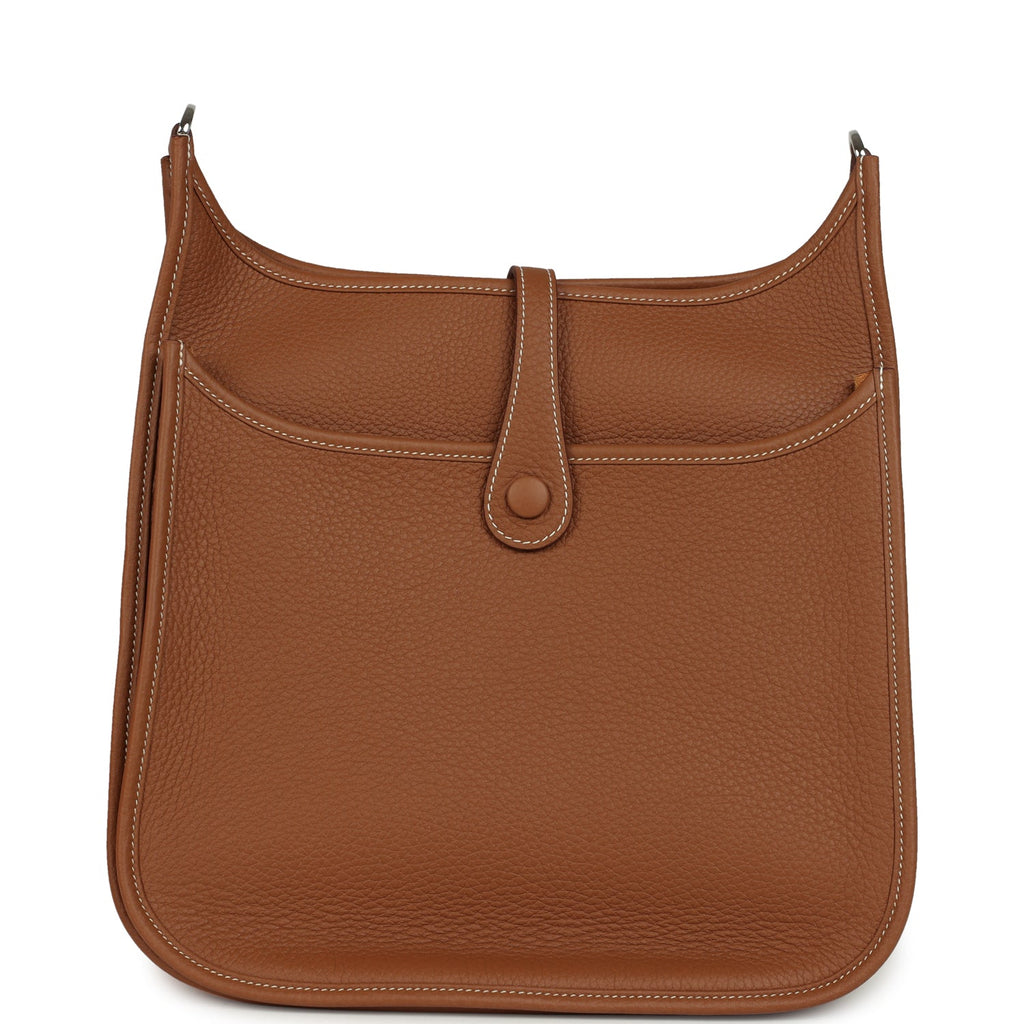 Hermes Evelyne III PM Gold Clemence Palladium Hardware