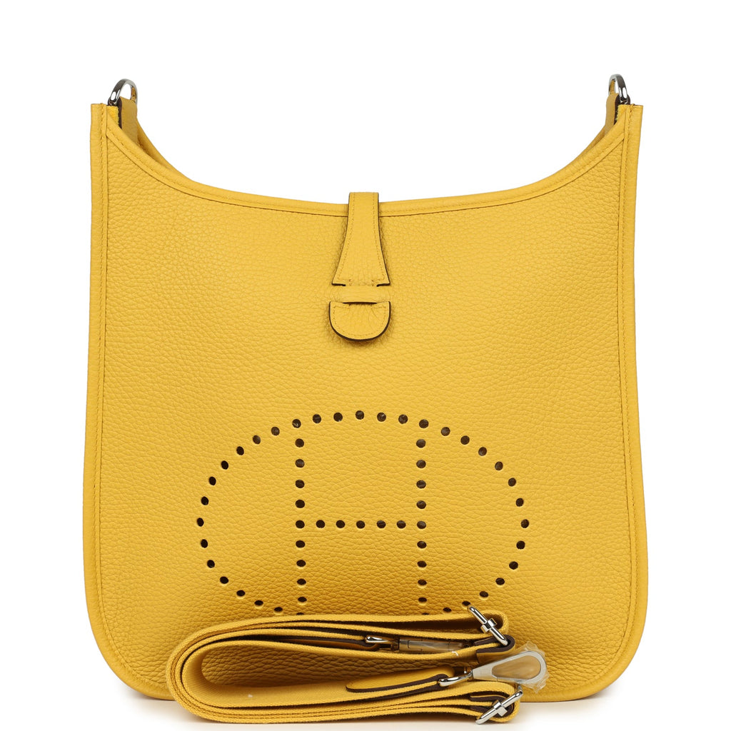 Hermes Evelyne III PM Sun Clemence Palladium Hardware