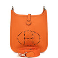 Hermes Evelyne TPM Orange Clemence Palladium Hardware