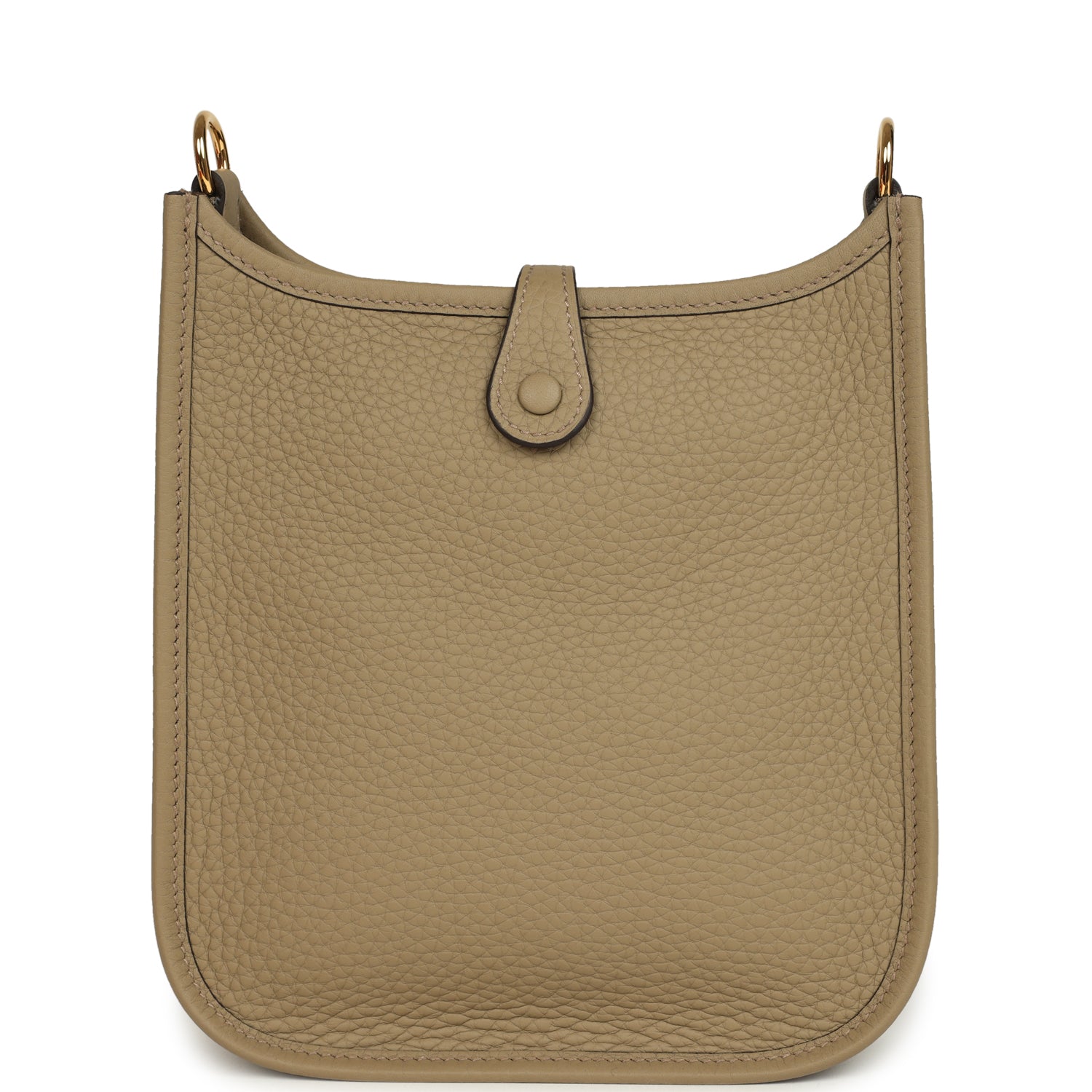 Hermes Evelyne TPM Beige Marfa Clemence Gold Hardware