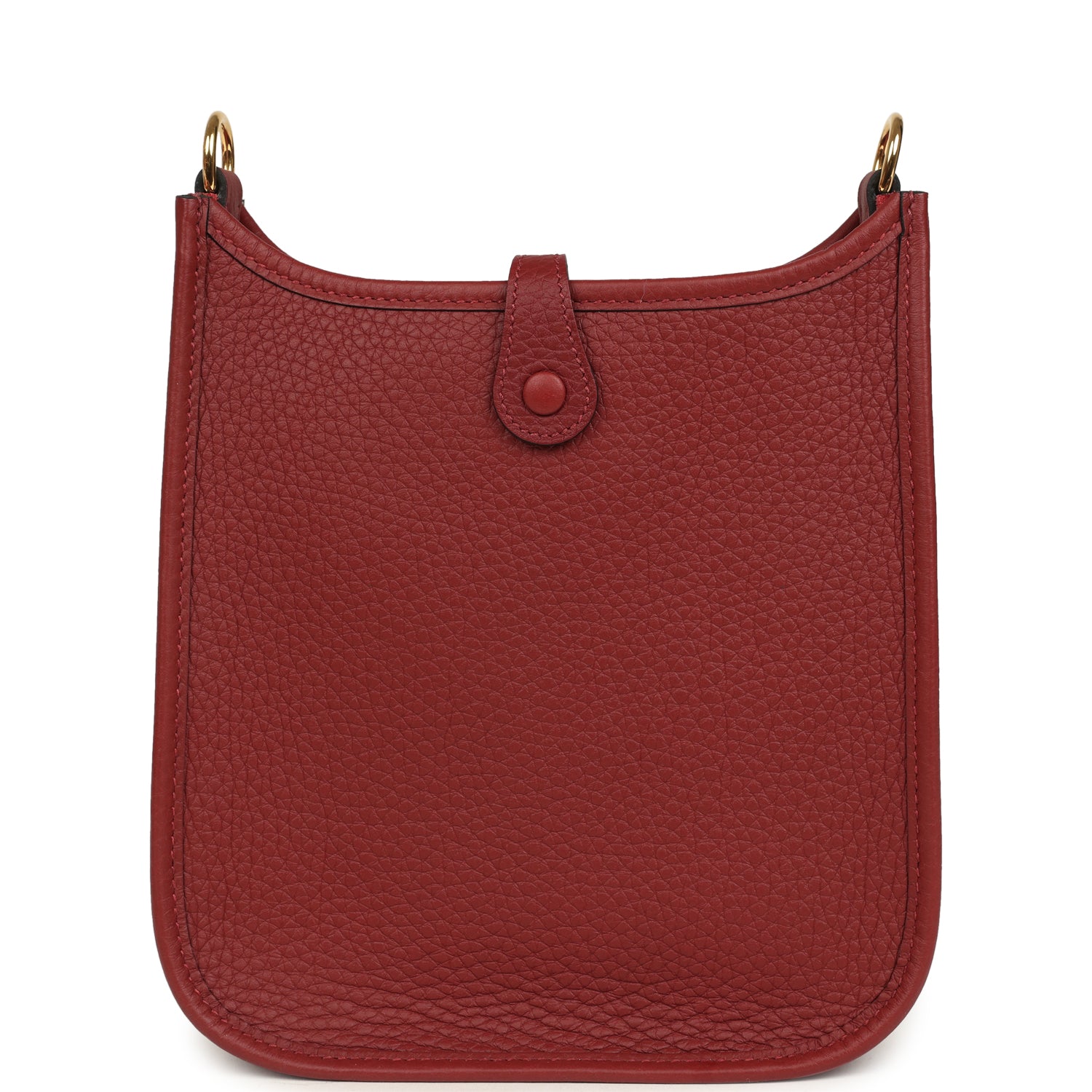 Hermes Evelyne TPM Rouge H Clemence Gold Hardware
