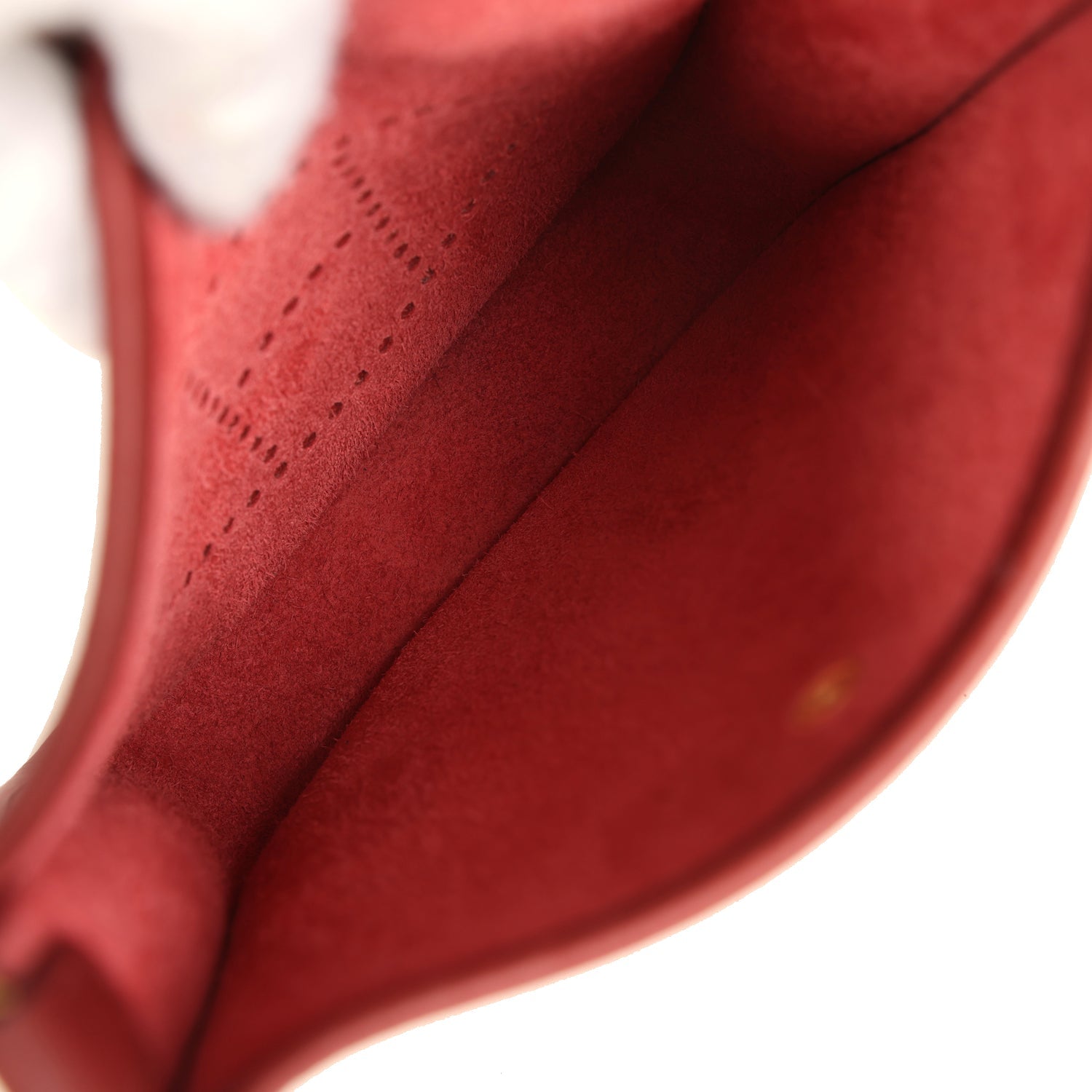 Hermes Evelyne TPM Rouge H Clemence Gold Hardware