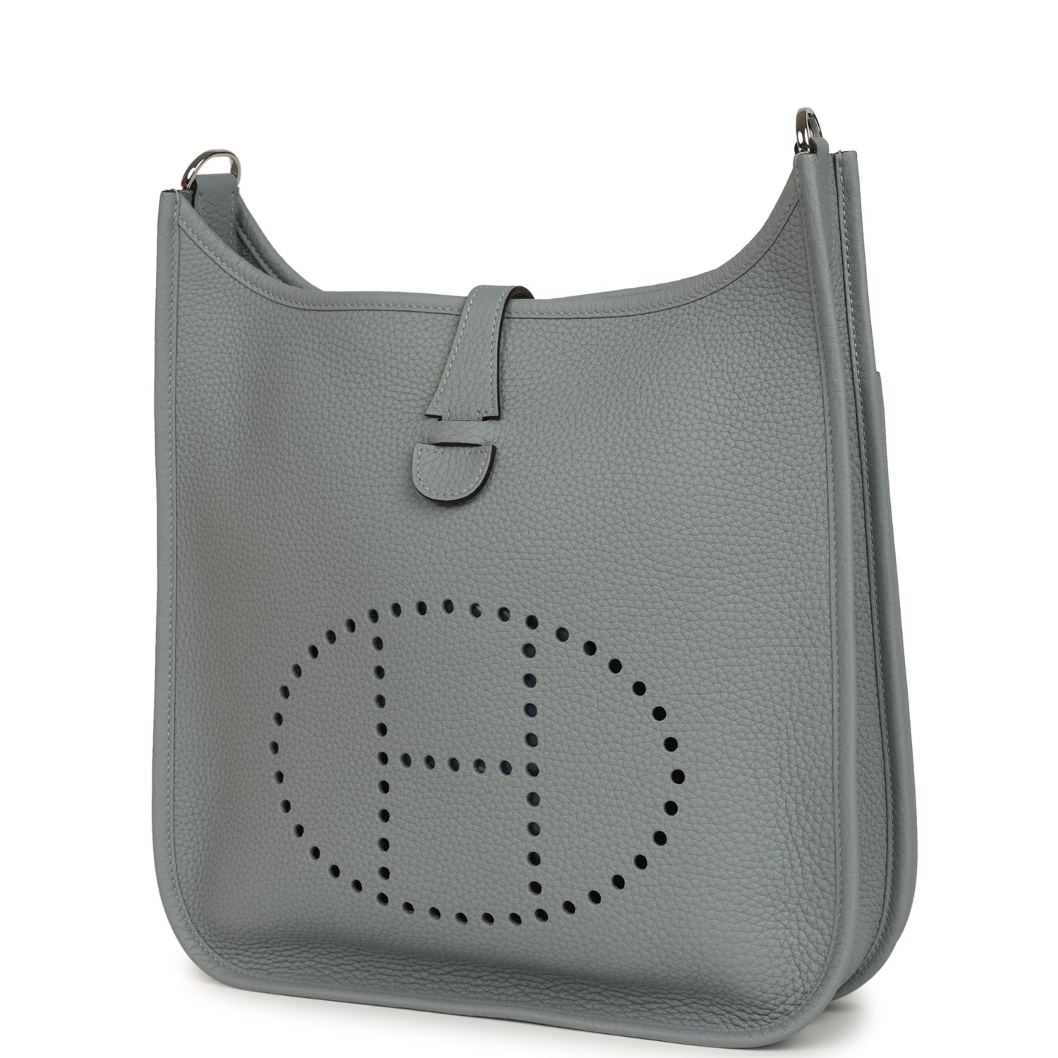 Hermes Evelyne III PM Gris Pantin Clemence Palladium Hardware