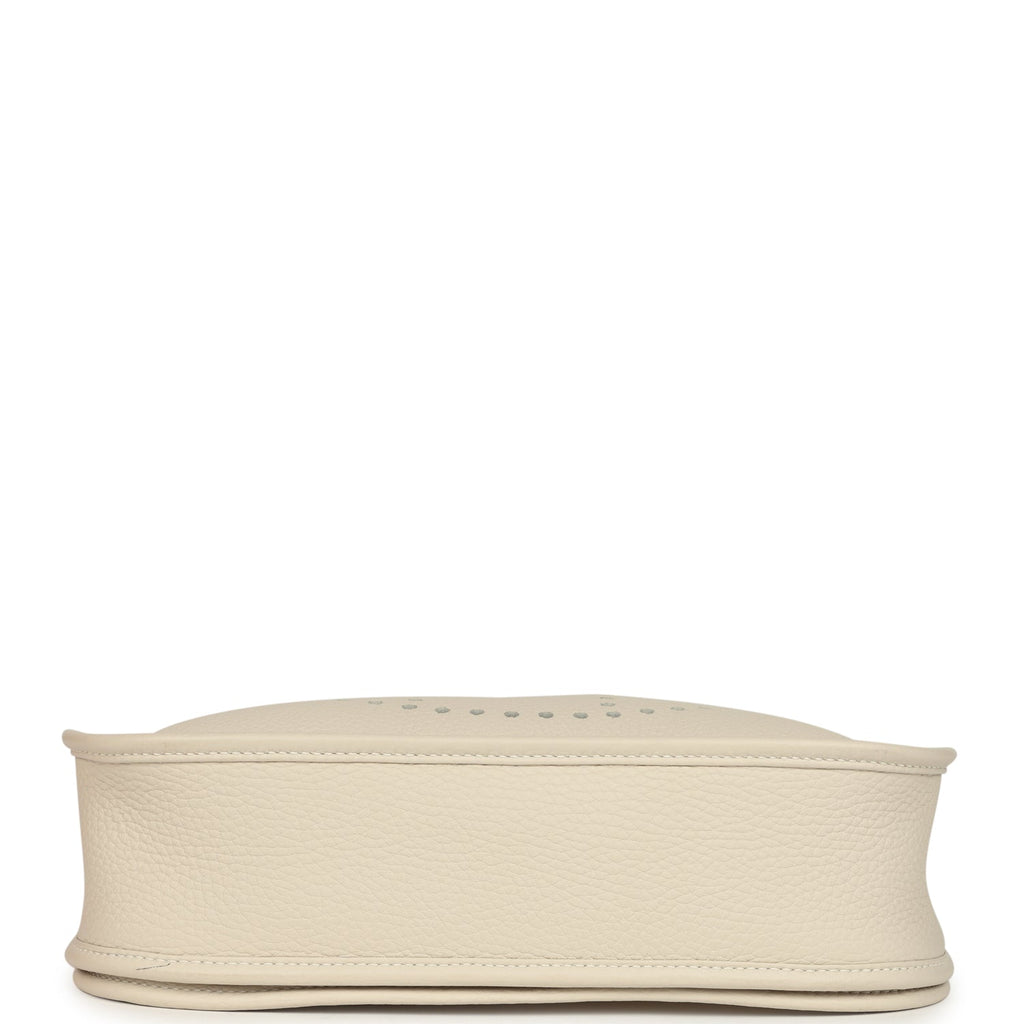 Hermes Evelyne III PM Craie Clemence Palladium Hardware