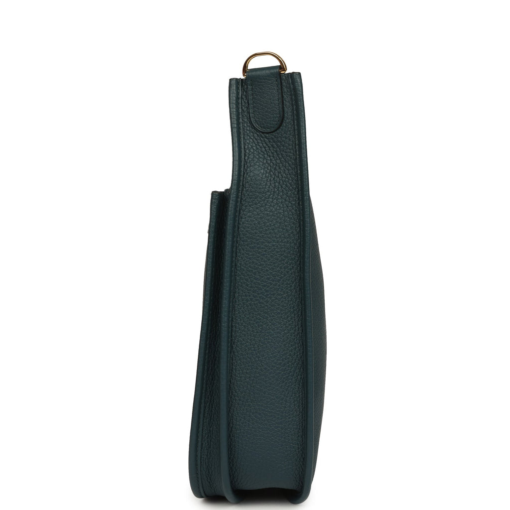 Hermes Evelyne III PM Vert Cypress Clemence Gold Hardware