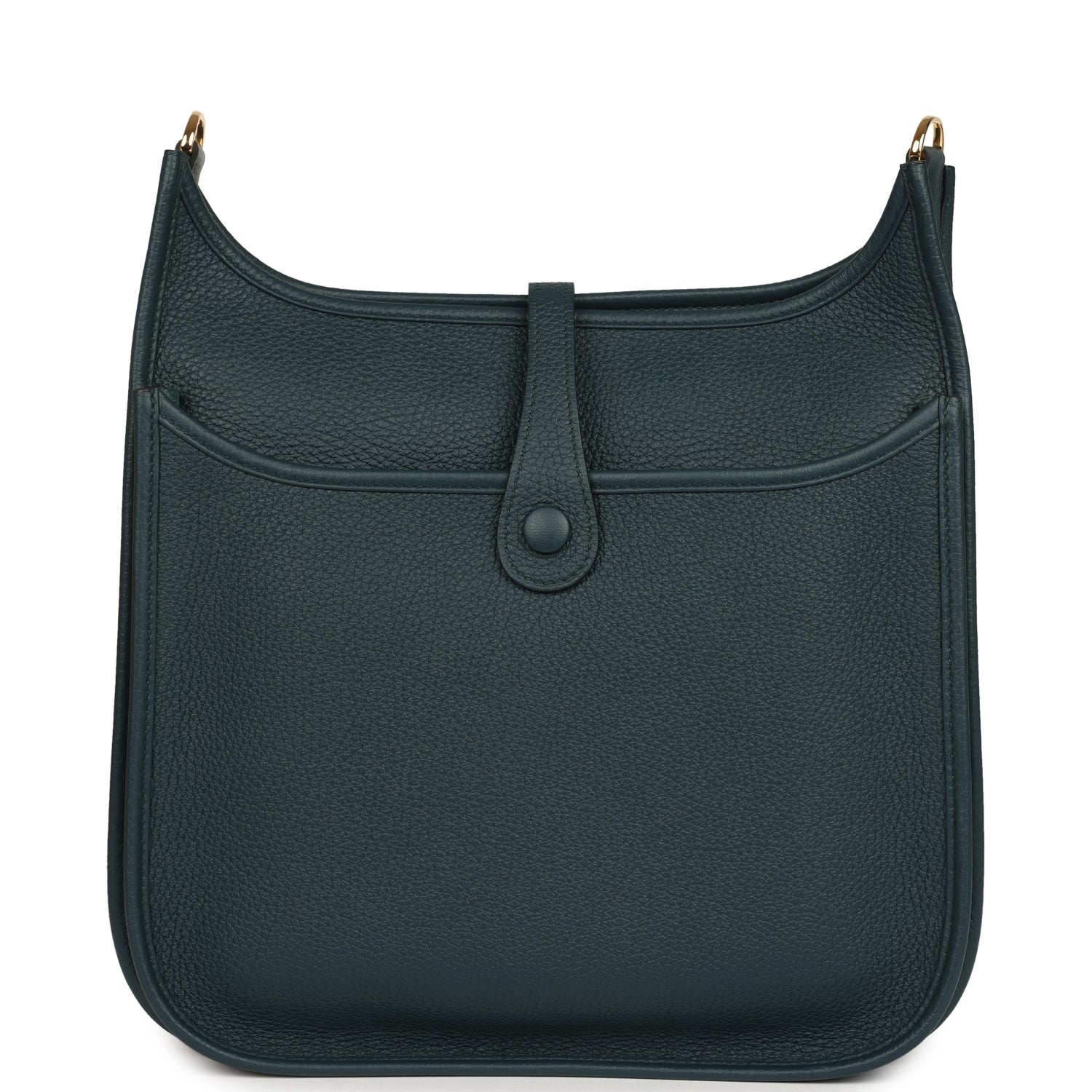Hermes Evelyne III PM Vert Cypress Clemence Gold Hardware