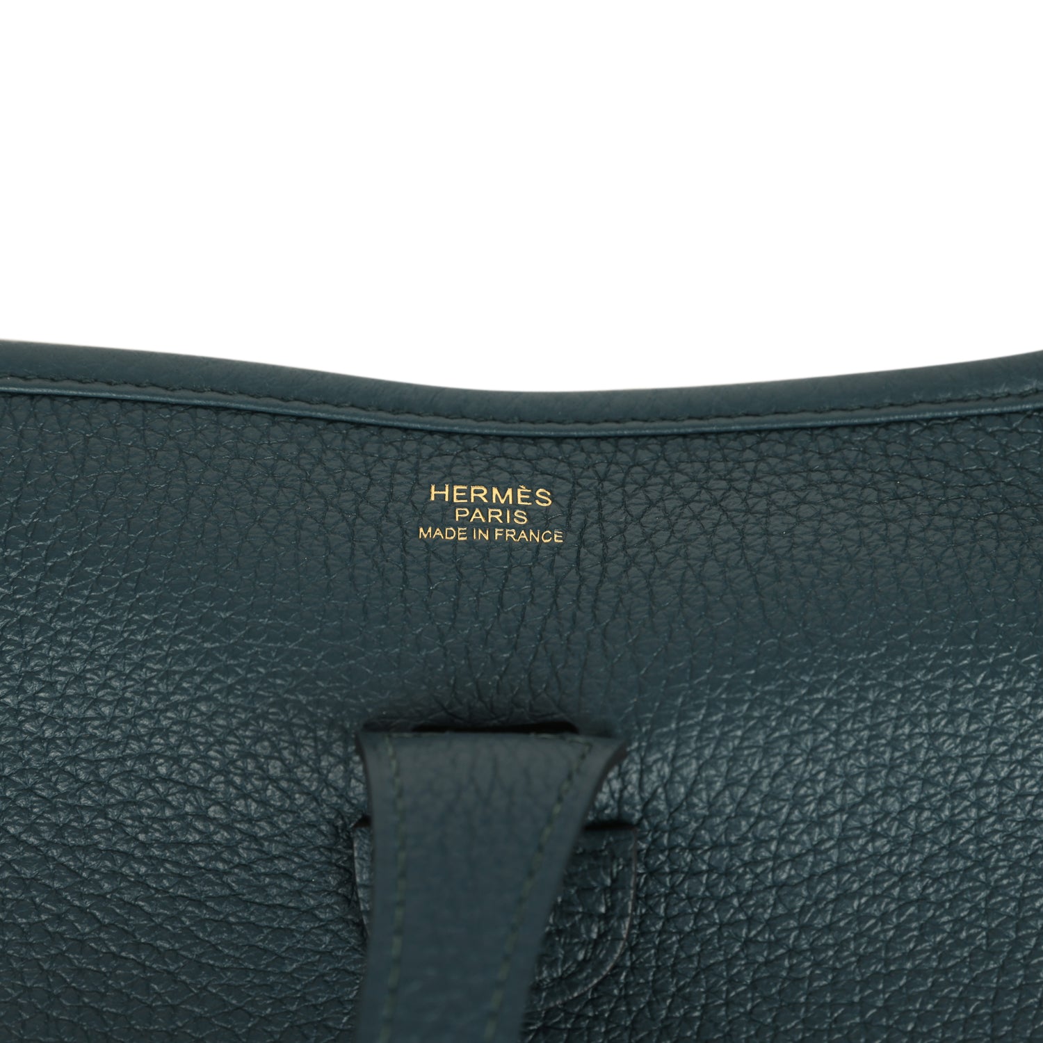Hermes Evelyne III PM Vert Cypress Clemence Gold Hardware
