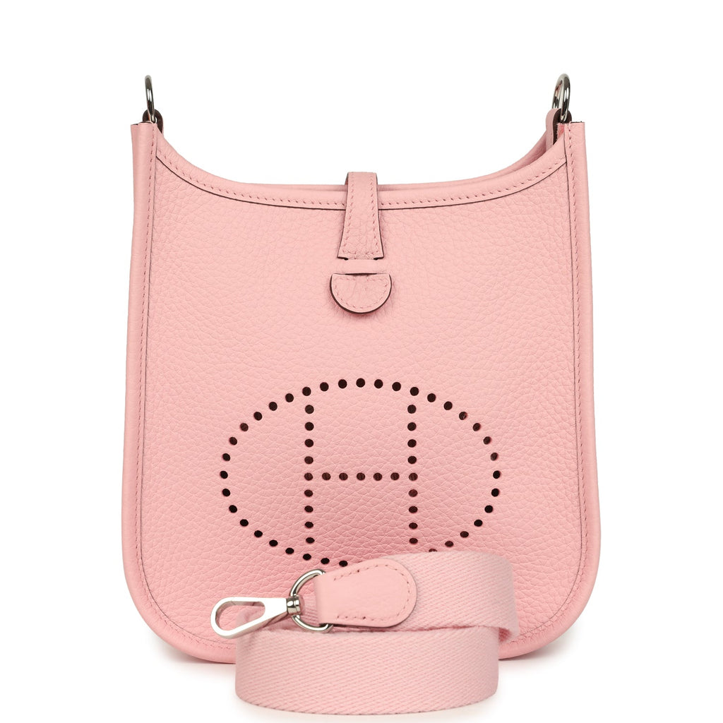 Hermes Evelyne TPM Rose Sakura Clemence Palladium Hardware