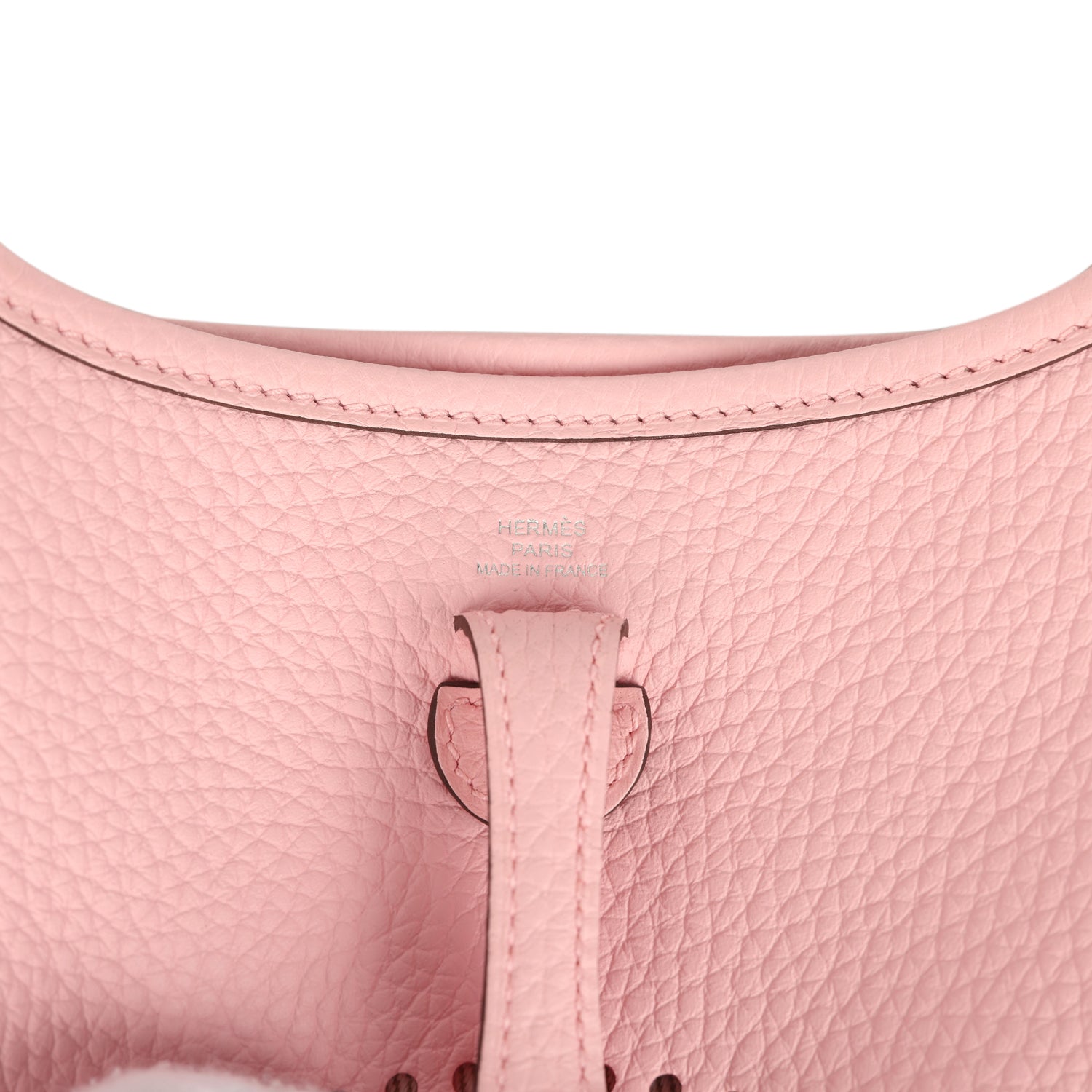 Hermes Evelyne TPM Rose Sakura Clemence Palladium Hardware