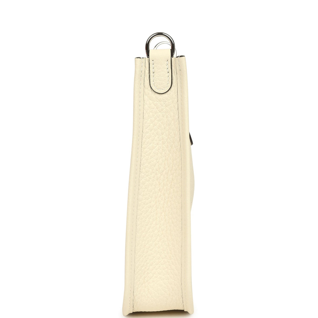 Hermes Evelyne TPM Cream Clemence Palladium Hardware