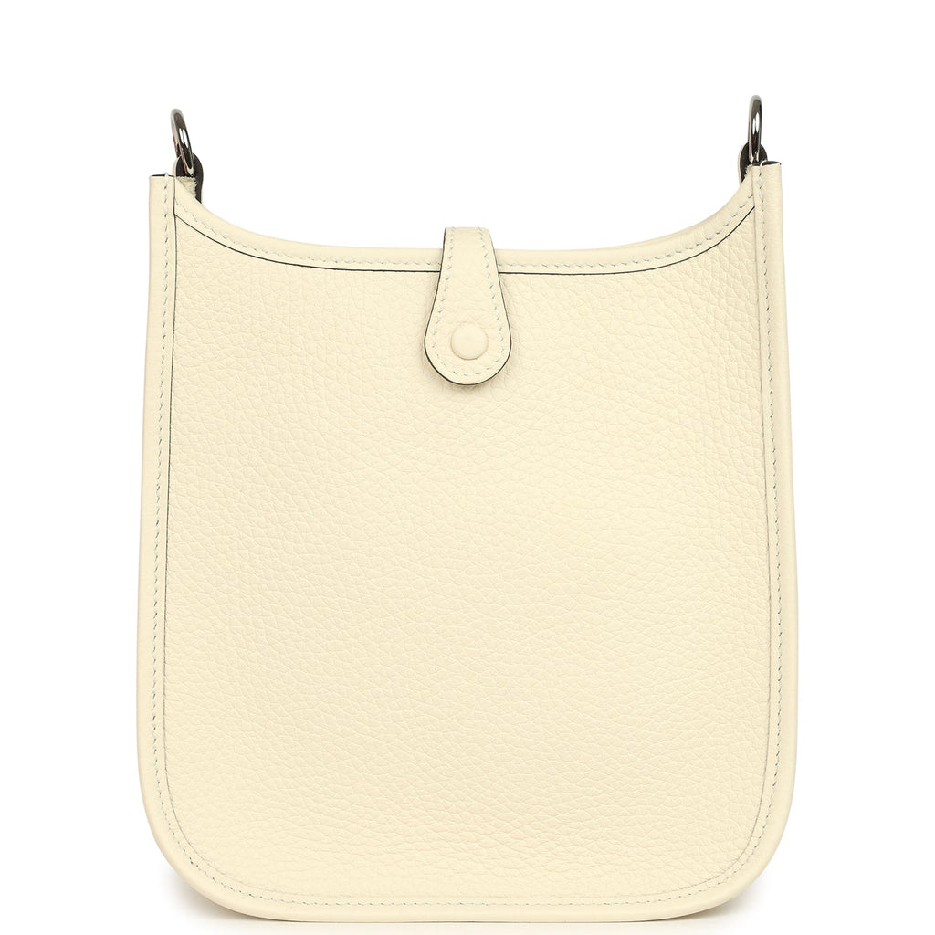 Hermes Evelyne TPM Cream Clemence Palladium Hardware