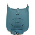 Hermes Evelyne TPM Blue Jean Clemence Palladium Hardware
