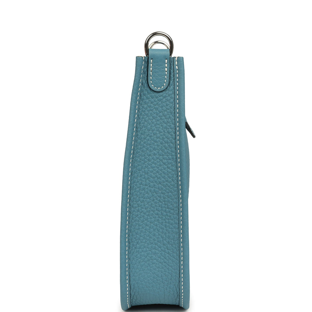 Hermes Evelyne TPM Blue Jean Clemence Palladium Hardware