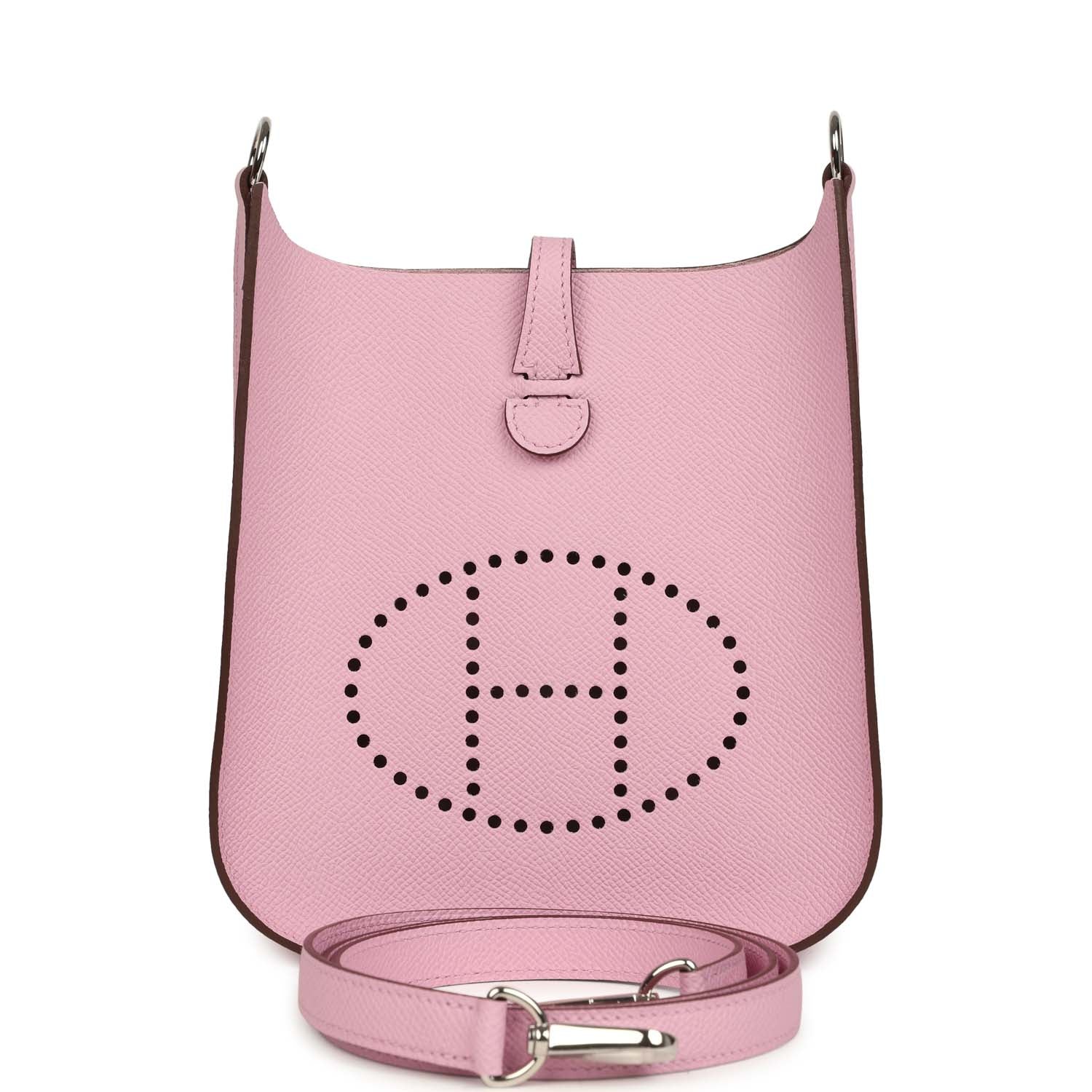 Hermes Evelyne Sellier TPM Mauve Sylvestre Epsom Palladium Hardware