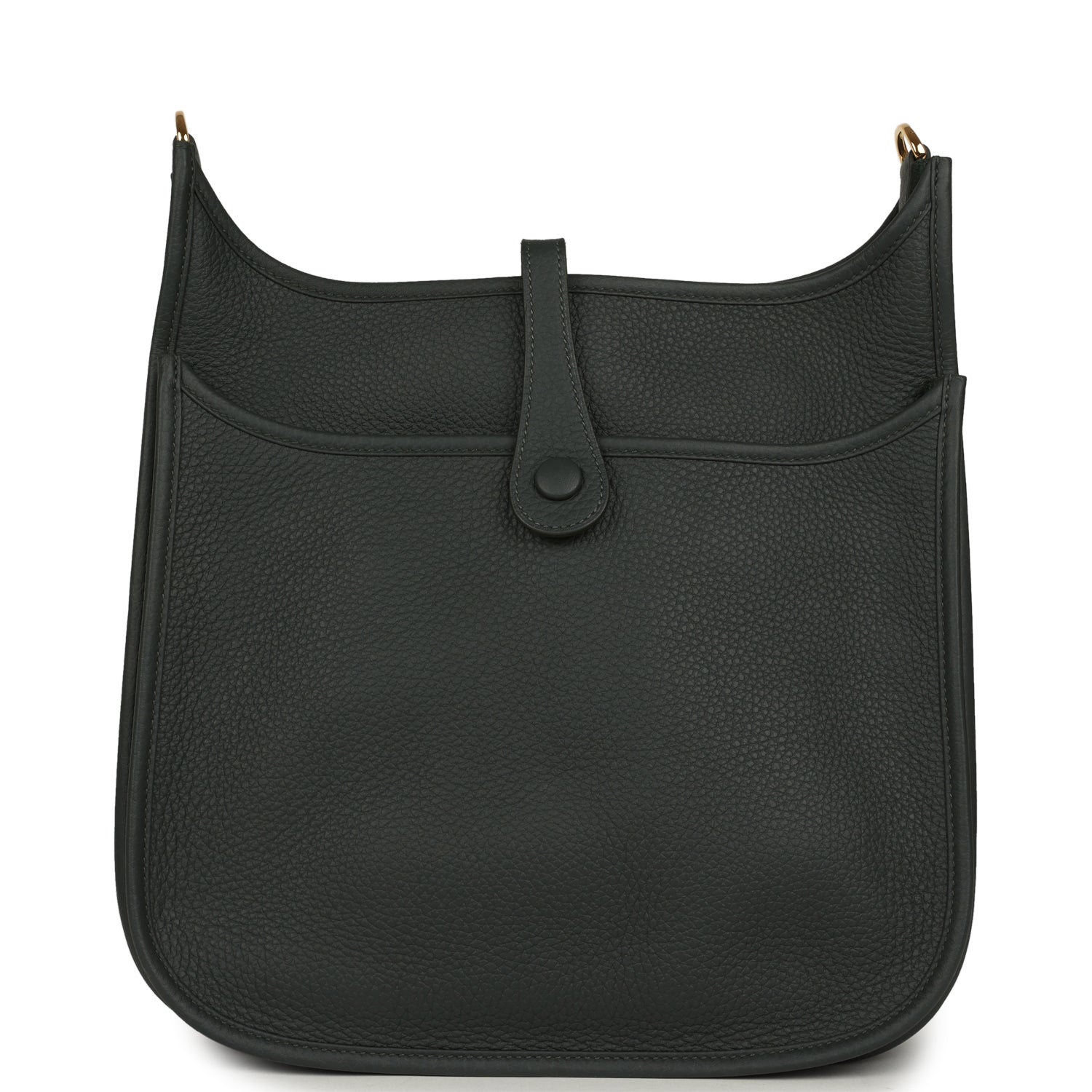 Hermes Evelyne III PM Vert Mangrove Clemence Gold Hardware