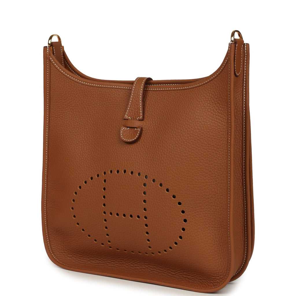 Hermes Evelyne III PM Gold Clemence Gold Hardware