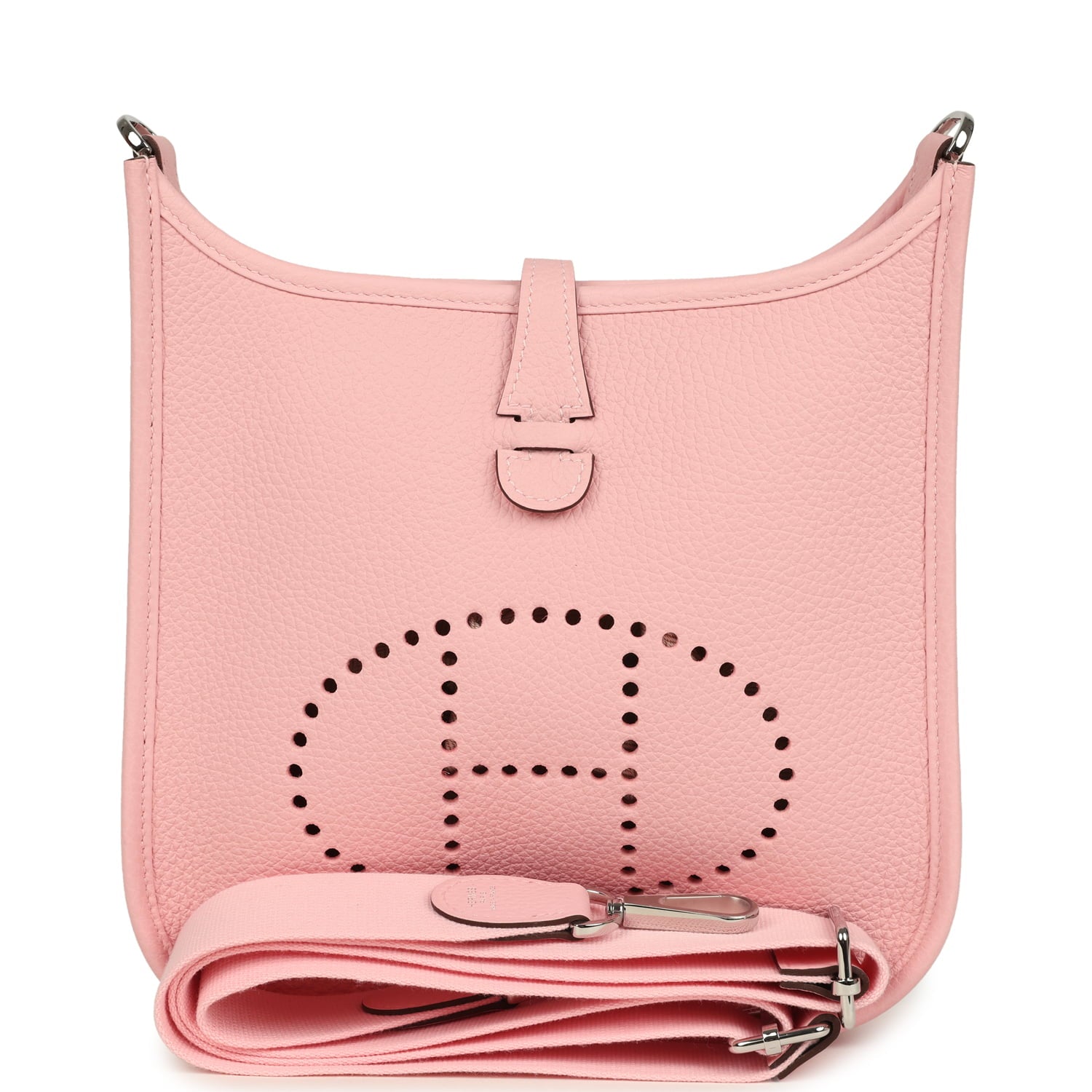 Hermes Evelyne 23 Rose Sakura Clemence Palladium Hardware