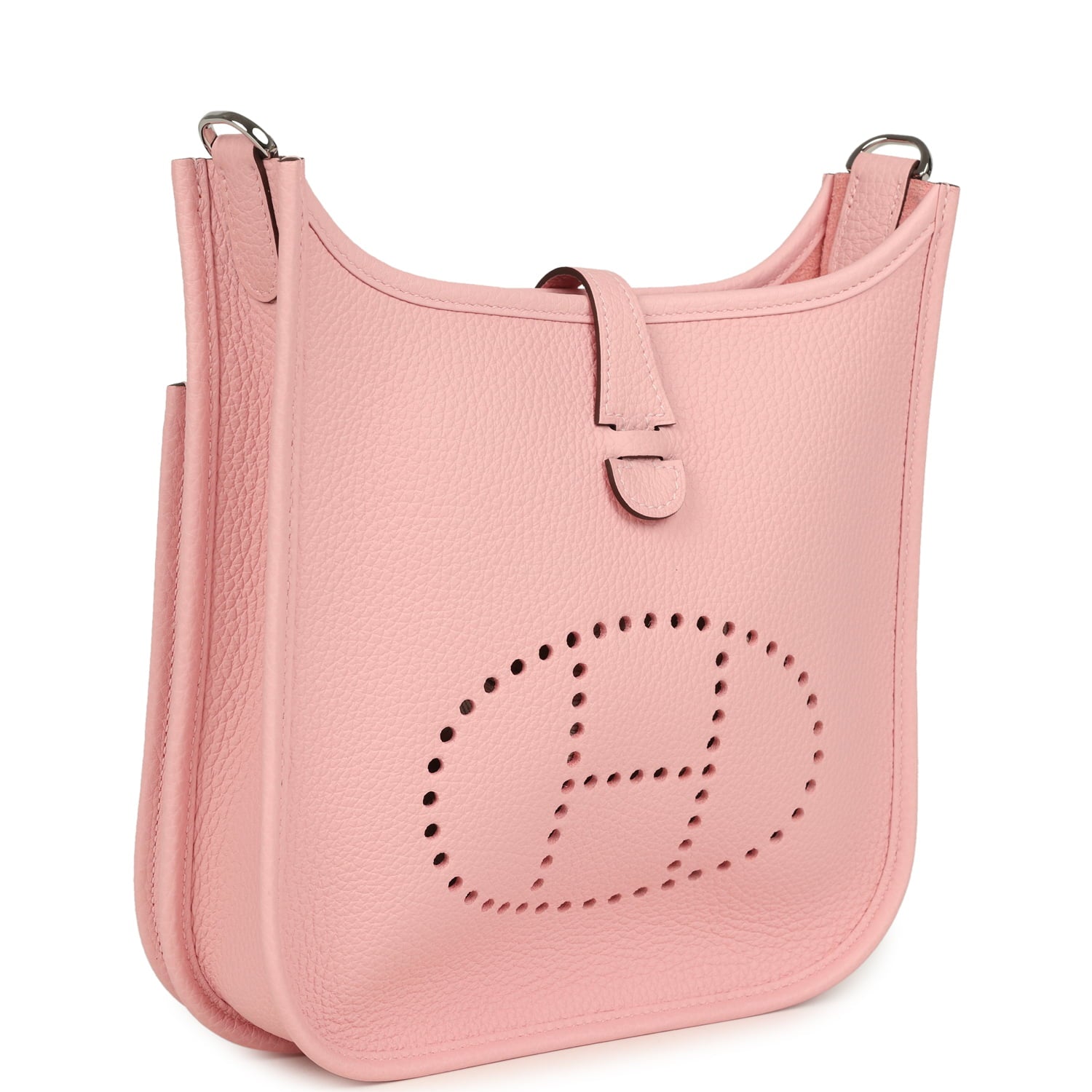 Hermes Evelyne 23 Rose Sakura Clemence Palladium Hardware