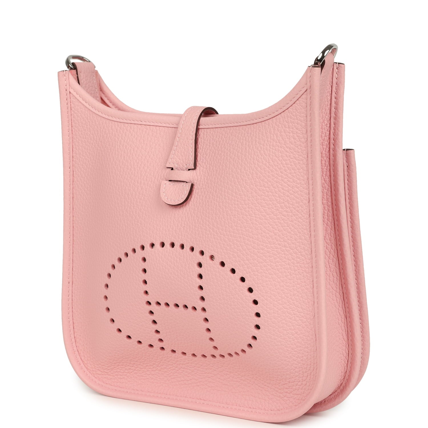 Hermes Evelyne 23 Rose Sakura Clemence Palladium Hardware