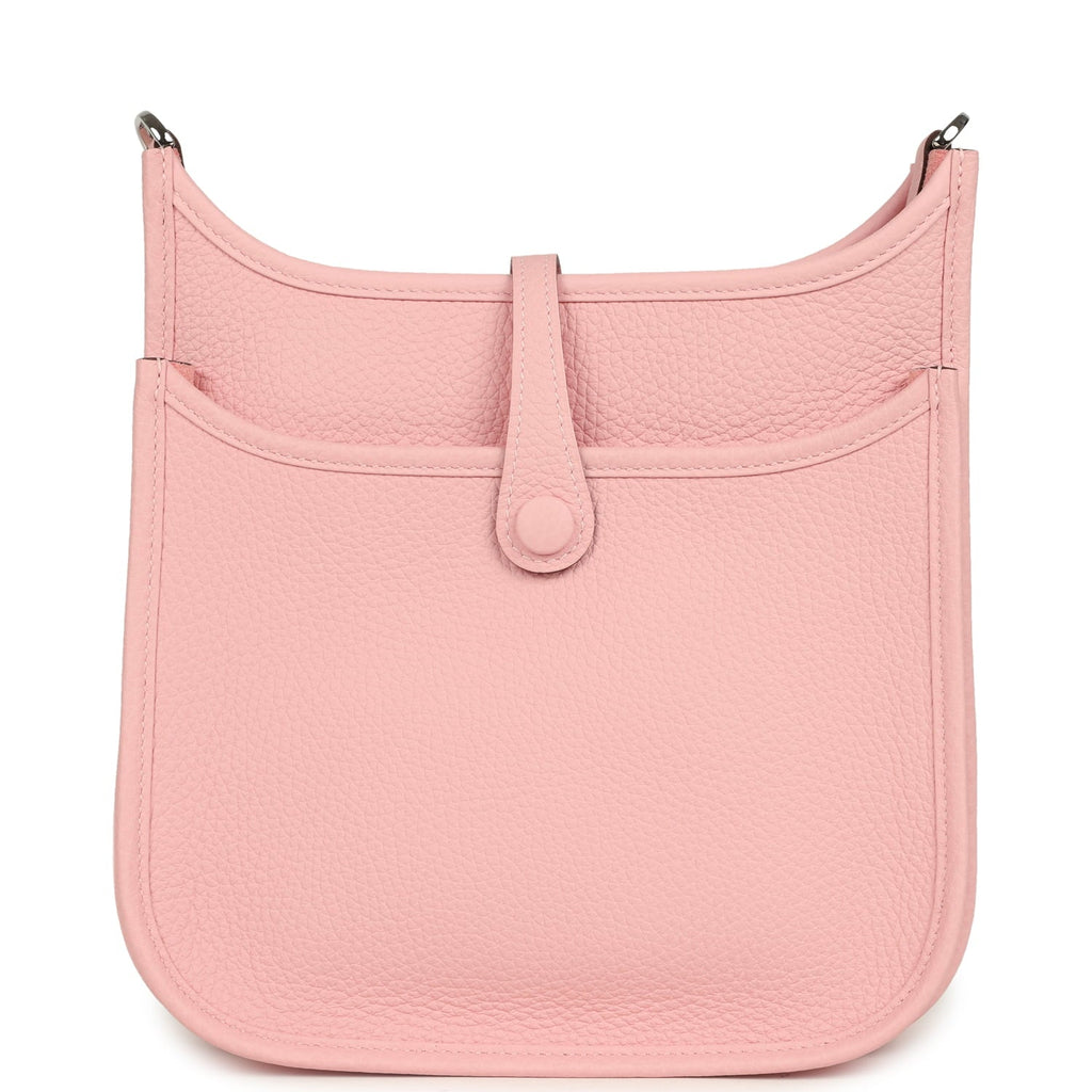 Hermes Evelyne 23 Rose Sakura Clemence Palladium Hardware