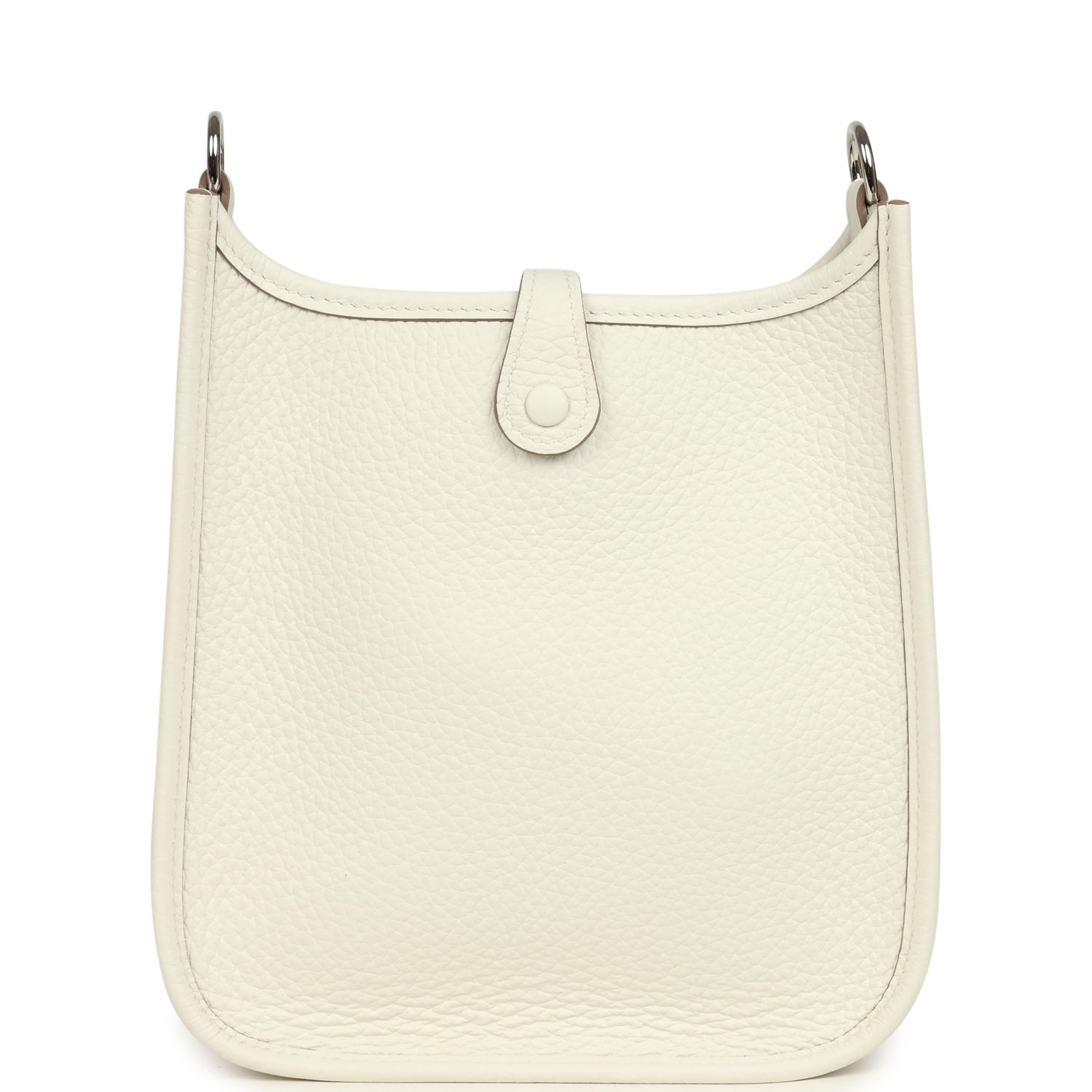 Hermes Evelyne TPM White Clemence Palladium Hardware