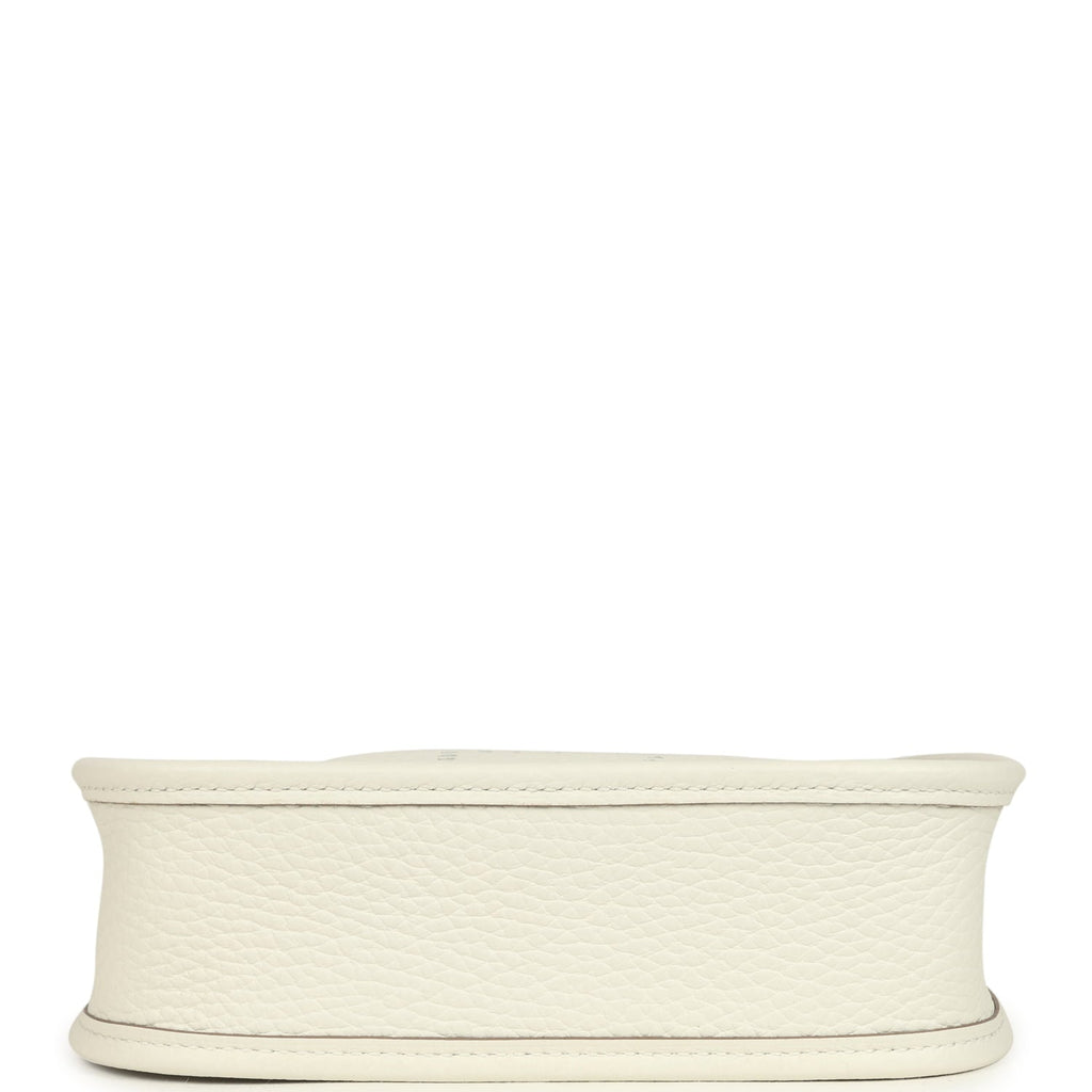 Hermes Evelyne TPM White Clemence Palladium Hardware