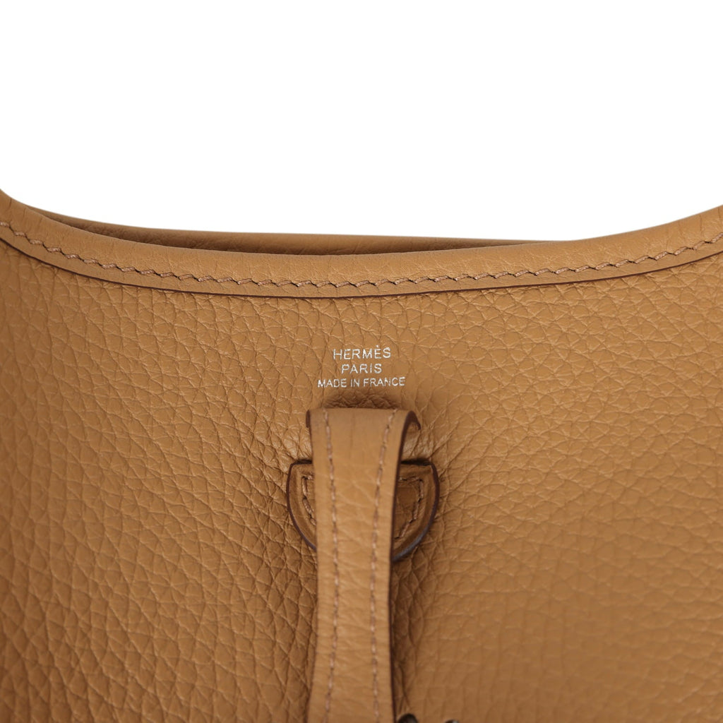 Hermes Evelyne TPM Biscuit Clemence Palladium Hardware