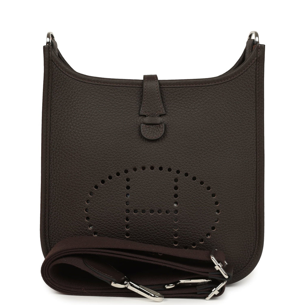 Hermes Evelyne 23 Ebene Clemence Palladium Hardware