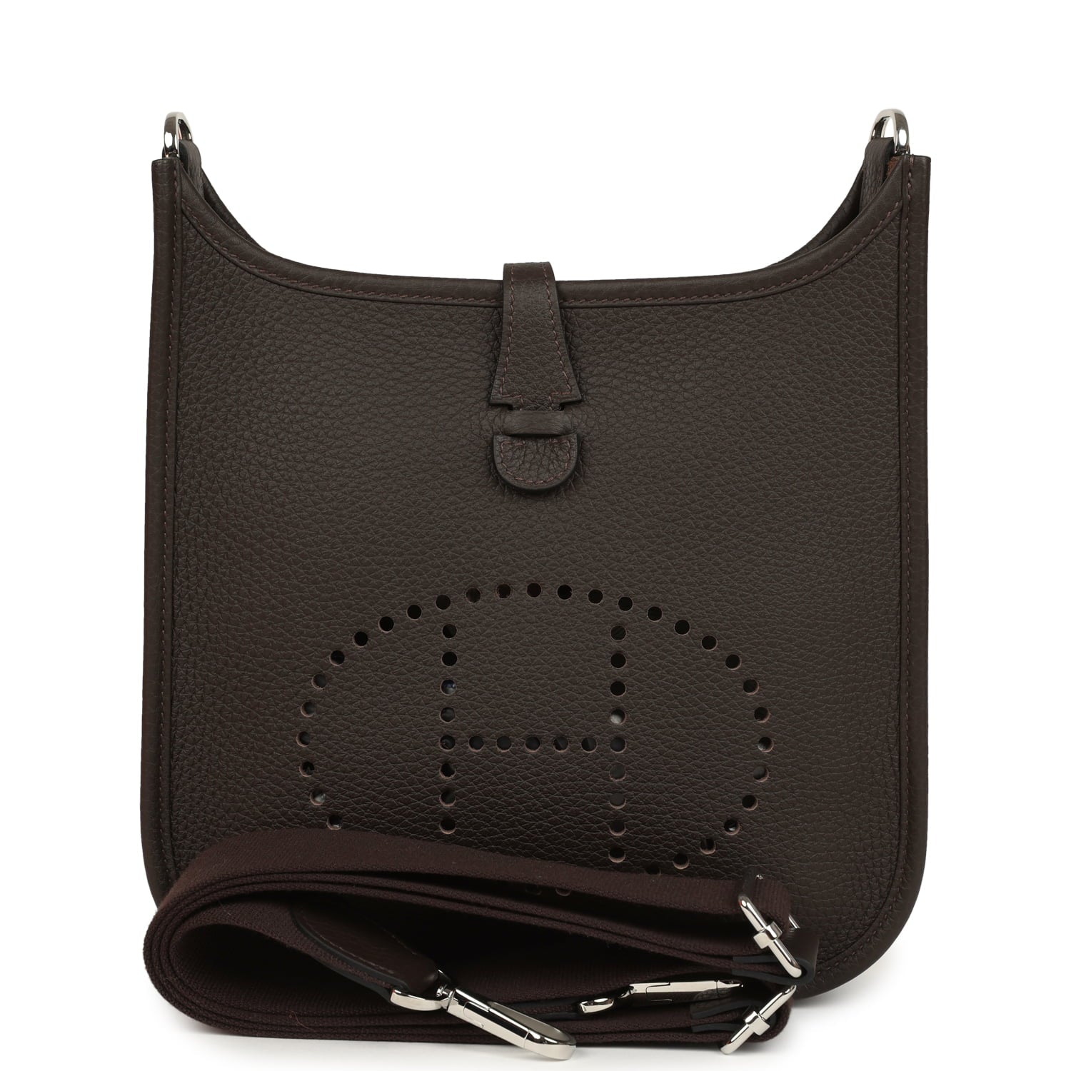 Hermes Evelyne 23 Ebene Clemence Palladium Hardware