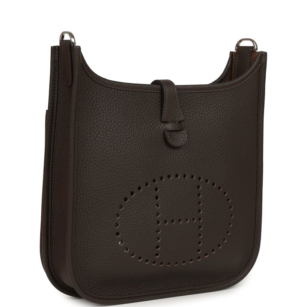 Hermes Evelyne 23 Ebene Clemence Palladium Hardware