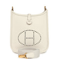 Hermes Evelyne TPM Gris Pale Clemence Gold Hardware