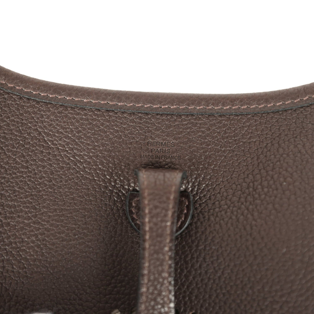 Hermes Evelyne TPM Ebene Barenia Faubourg Palladium Hardware