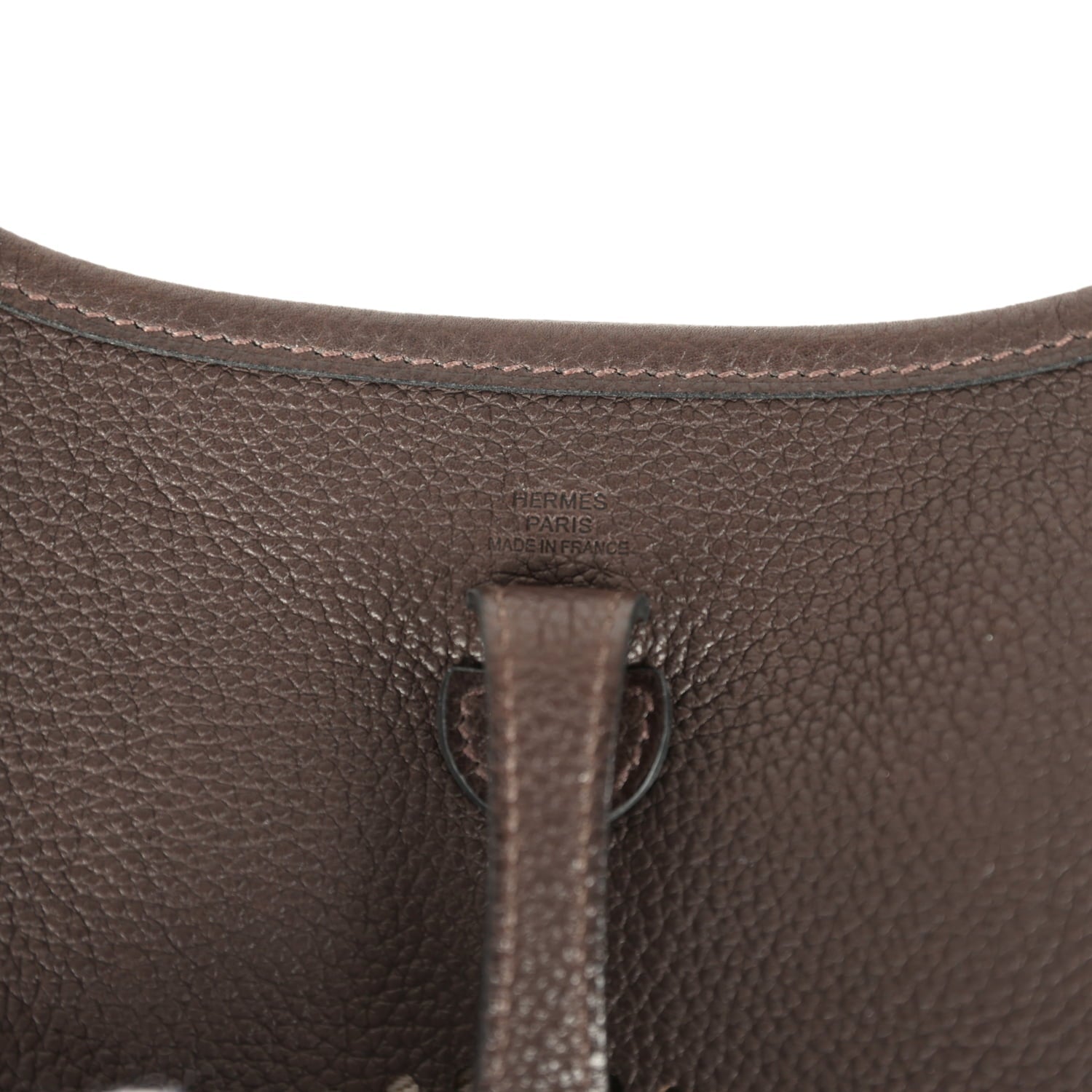 Hermes Evelyne TPM Ebene Barenia Faubourg Palladium Hardware
